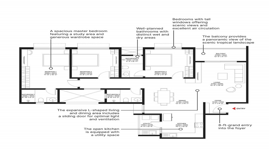 Prestige Evergreen Floor Plan